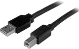 Câble USB 2.0 actif A vers B StarTech.com de 15 m - USB C long de 15 m