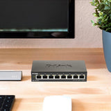 Commutateur Ethernet administré intelligent Gigabit 8 ports D-Link, L2, VLAN, QoS, IG