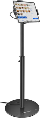 AboveTEK Anti-Theft Tablet Kiosk Stand, Tablet Floor Stand with Lock f