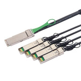 40GBASE-CR4 QSFP+ TO 4 10GBASE-CU SFP+ DAC