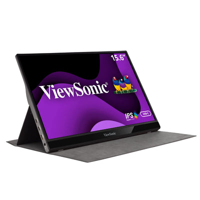 ViewSonic VG1655 15.6 Inch 1080p Portable Monitor with 2 Way Powered 6