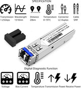 1000BASE-LX/LH SFP Optical Transceiver Module Compatible with Juniper