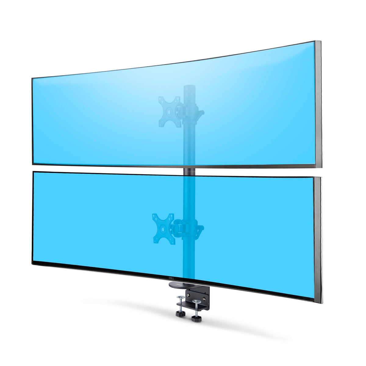 StarTech.com Desk Mount for 2X Vertically Stacked Monitors, Dual 49