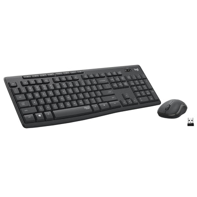Logitech MK295 Mouse & Keyboard Combo with SilentTouch Technology, Ful