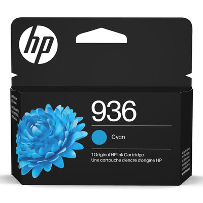 Cartouche d'encre cyan originale HP 936 grand format cyan