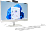 HP 23.8 inch All-in-One Desktop PC, FHD Display, AMD Ryzen 3 7320U, 8