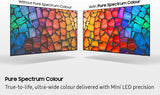 Samsung 65 inch Mini LED TV, M70H, Mini LED HDR with Pure Colour Spect