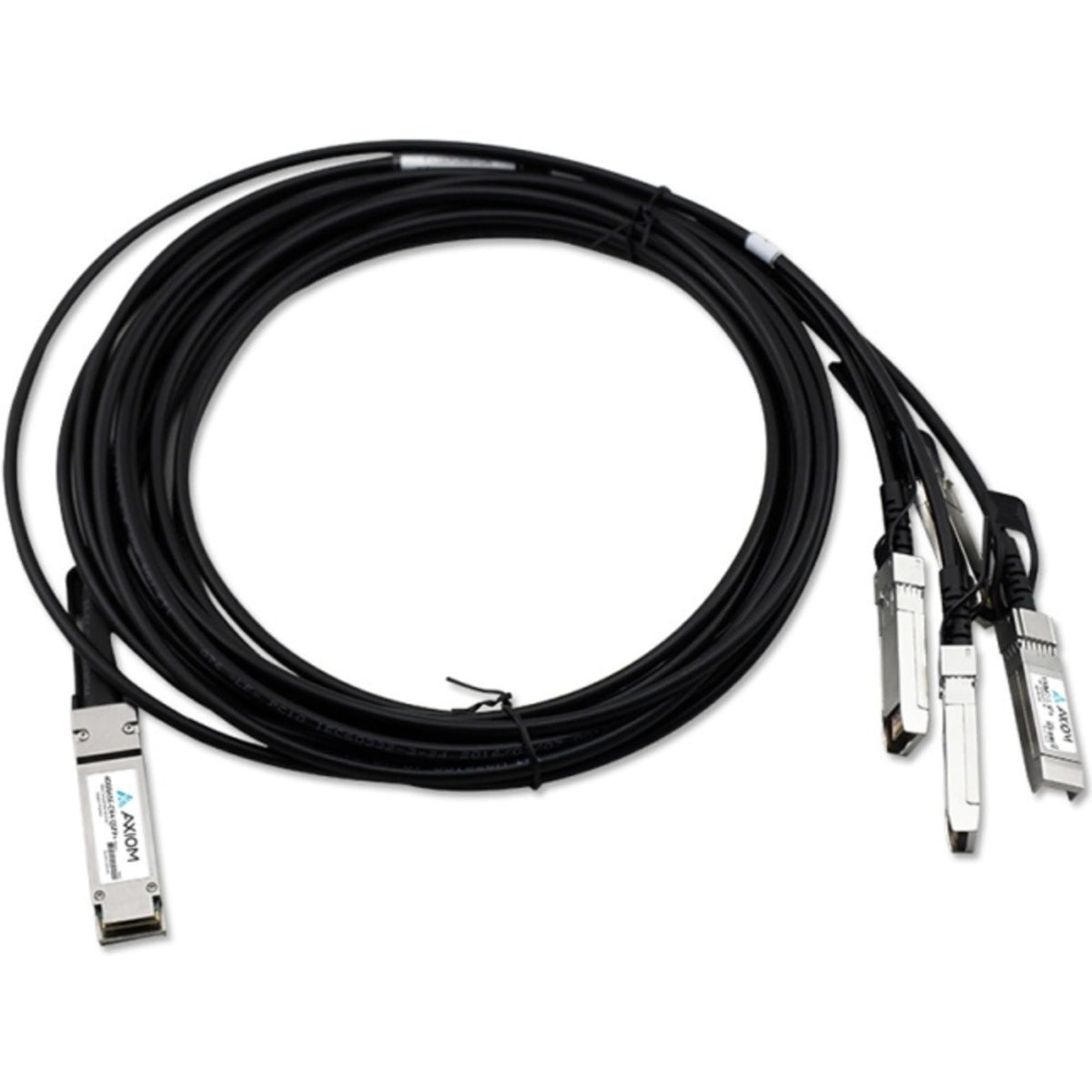 Axiom 40Gbase-Cr4 Qsfp+ à 4 10Gbase-Cu Sfp+ DAC passif compatible Arista