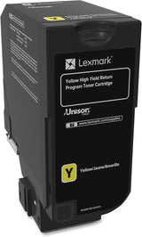 Toner Lexmark 74C1HY0 jaune à haut rendement (programme de retour)