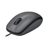 Logitech M100 Wired USB Mouse, 3-Buttons, 1000 DPI Optical Tracking, A
