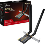 TP-Link Wi-Fi 7 BE6500 PCIe WiFi Card for Desktop PC (Archer TBE400E)
