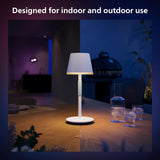 Philips Hue Go Smart Portable Table Lamp, White - White and Color Ambi