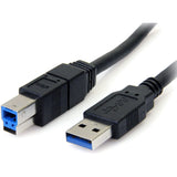 StarTech.com USB3SAB10BK SuperSpeed USB 3.0 Cable A to B - M/M, 10-Fee