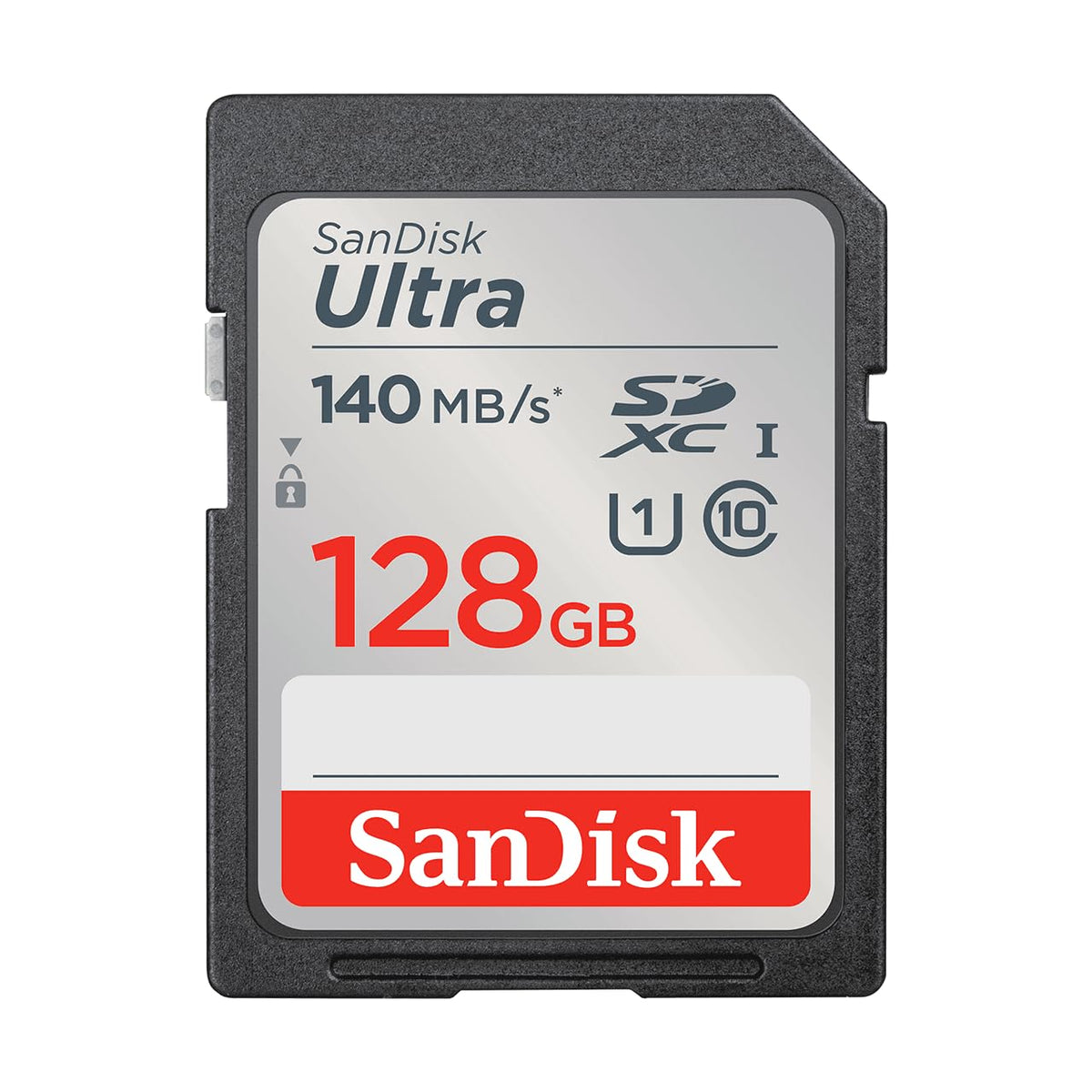 SanDisk 128GB Ultra SDXC UHS-I Memory Card - Up to 140MB/s, C10, U1, F