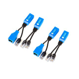 2 Pair RJ45 Ethernet Cable Combiner/Splitter Sharing Kit 2-in-1 (2 Cam