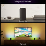 PHILIPS Hue Play Smart Wall Washer, 2-Pack, Black, White & Color LED L