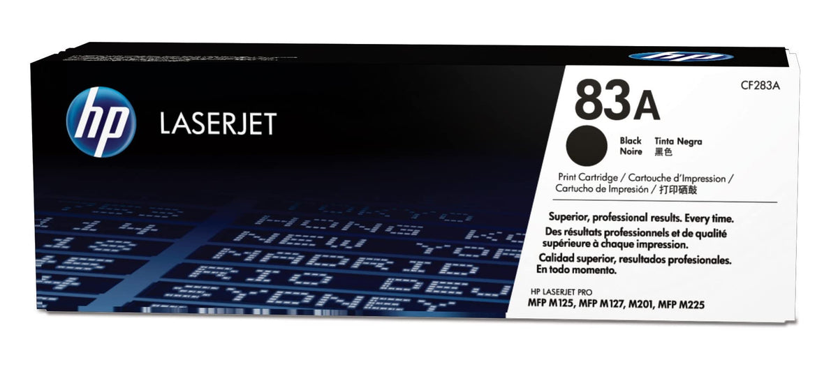 HP 83A (CF283A) Black Original LaserJet Toner Cartridge Regular