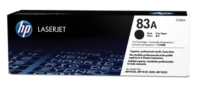 HP 83A (CF283A) Black Original LaserJet Toner Cartridge Regular