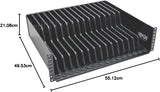 Étagère de rangement Tripp Lite 3U pour tablettes, iPad, ordinateurs portables et Chromebooks (montage en rack)