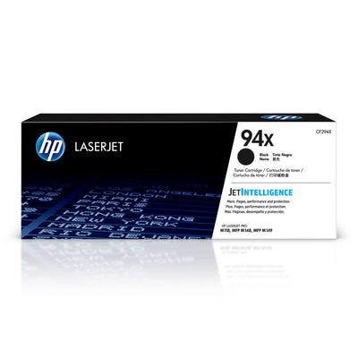 HP 94X (CF294X) High Yield Black Original Toner Cartridge, 14.09 x 4.2