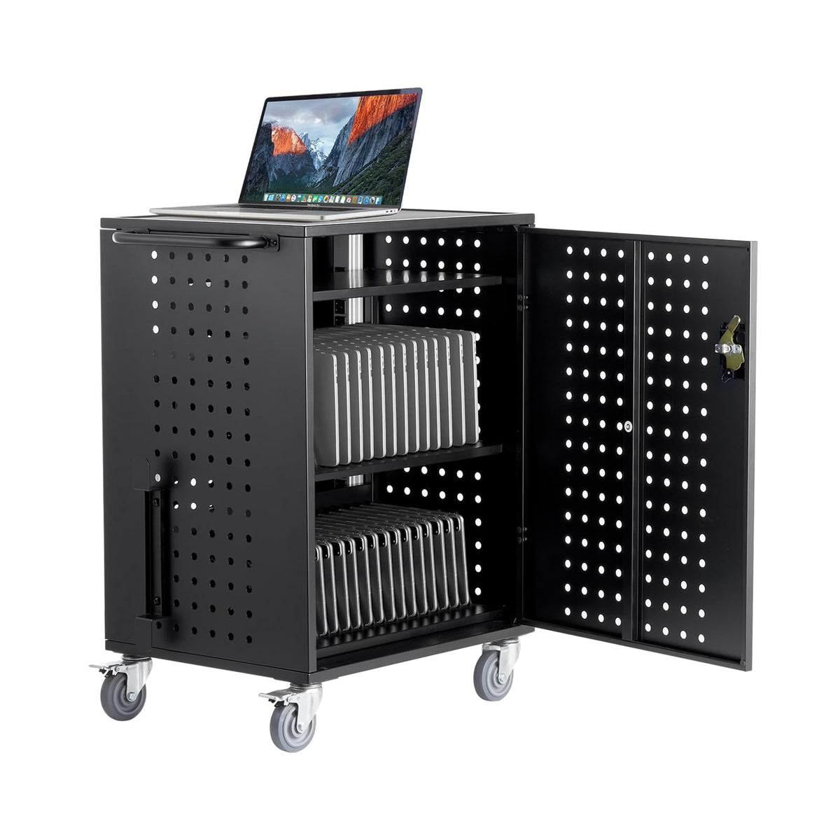 VEVOR Charging Cart, 36 Device Mobile Charging Station, Up to 15.6 in