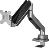Amer Mounts - Single Heavy Duty Monitor Clamp Grommet Mount with Artic