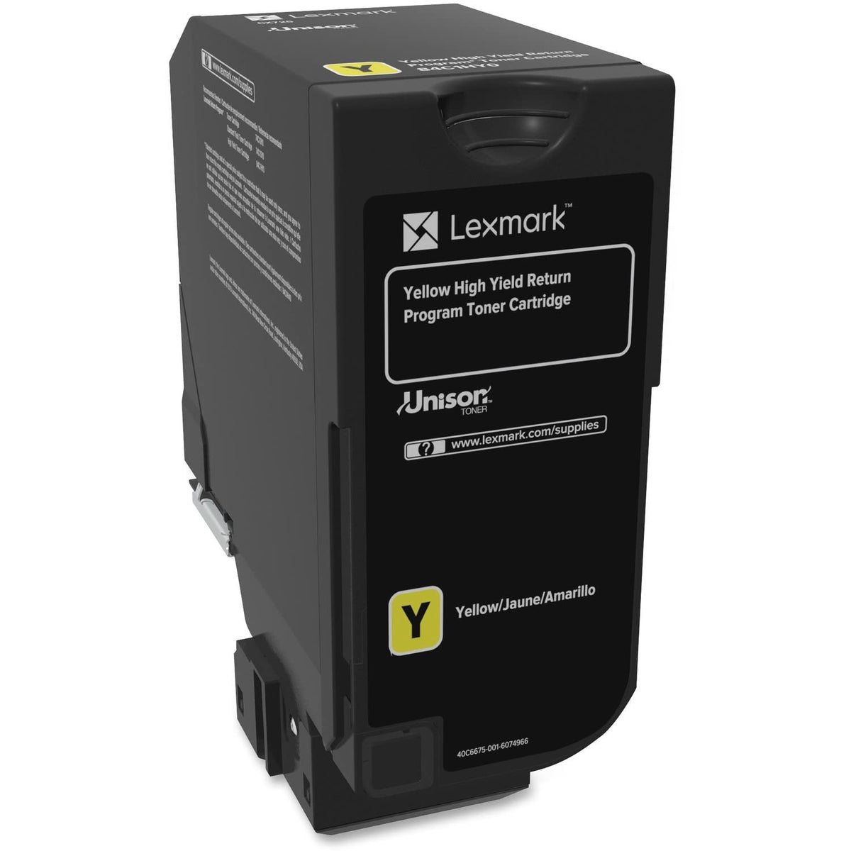 Toner jaune haute capacité Lexmark 84C1HY0 CX725