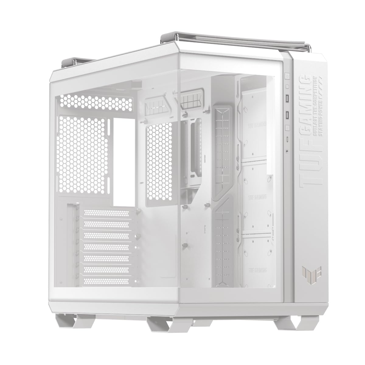 ASUS TUF Gaming GT502 Horizon White ATX Mid-Tower PC Case (Boundless P
