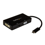 StarTech.com 4K USB C to HDMI, VGA & DVI Multi Port Video Display Adap