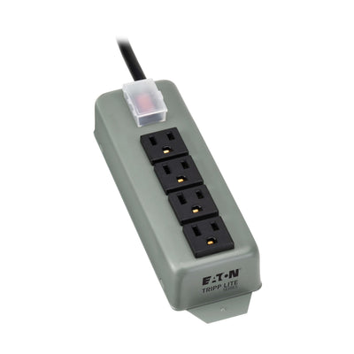 Tripp Lite UL603CB-6 Waber Industrial Power Strip 4 Outlet 6' Cord, Lo