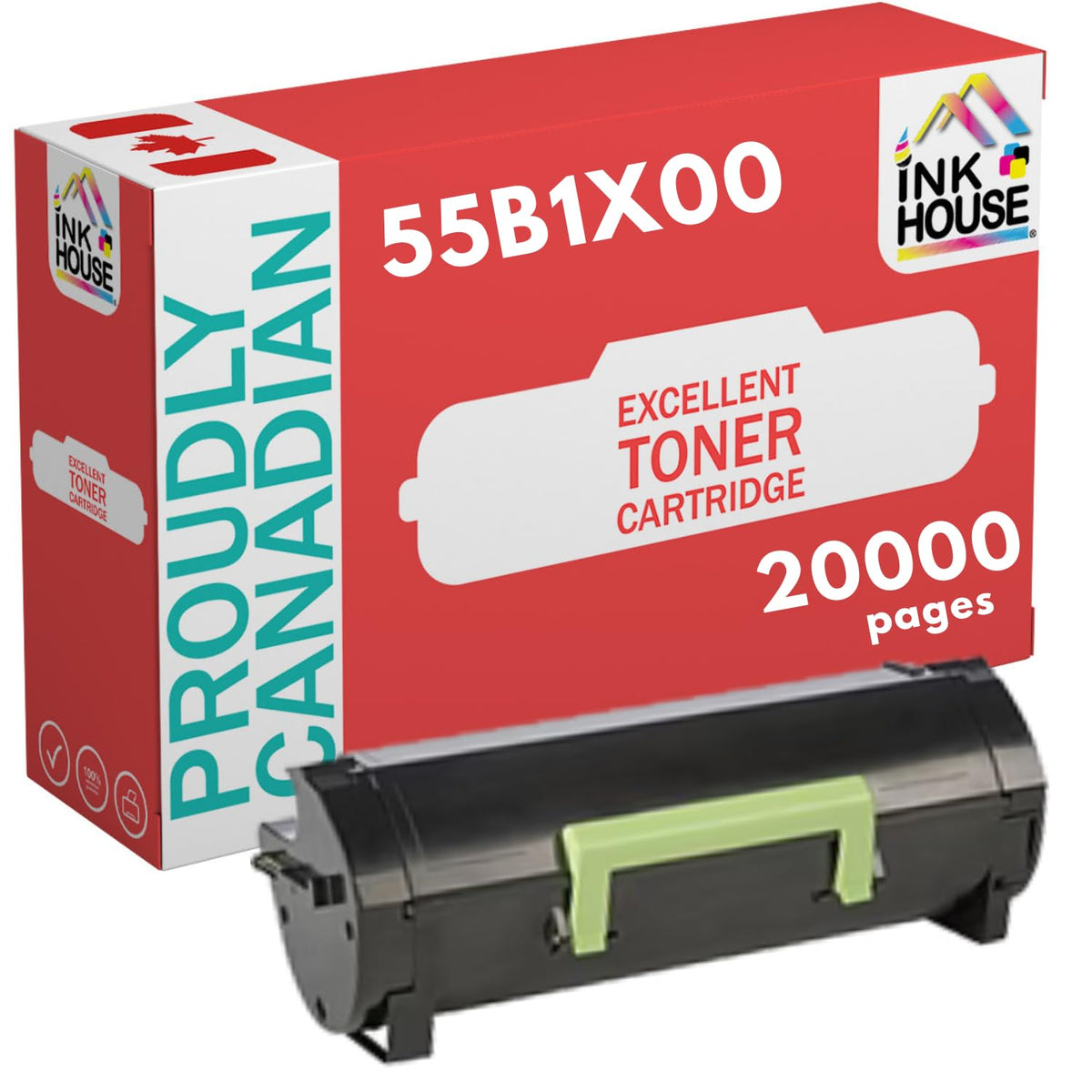 Best Remanufactured Toner Cartridge 55B1X00 for use in Lexmark MS431dn