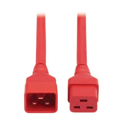 POWER EXTENSION CORD C20 TO C19 HEAVY-DUTY 20A 250V 12 AWG 2 FT.
