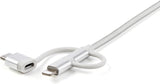 StarTech.com 6ft (1.8m) USB Multi-Charging Cable, USB to Lightning/USB