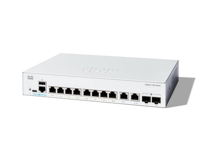 Commutateur administrable Cisco Catalyst 1300-8T-E-2G, 8 ports GE, alimentation externe, 2x1GE C