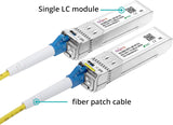 1 Pair 10GBASE-BX80-UD BiDi SFP+ Module, TX-1490nm/1550nm, RX-1550nm/1