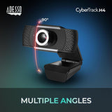 Adesso CyberTrack H4 1080P HD USB Webcam with Built-in Microphone for