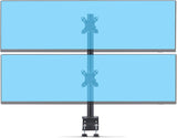 StarTech.com Desk Mount for 2X Vertically Stacked Monitors, Dual 49