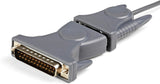 StarTech.com 3ft (1m) USB to Serial Cable, DB9/DB25 RS232 to USB Conve