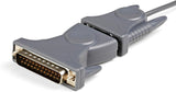 StarTech.com 3ft (1m) USB to Serial Cable, DB9/DB25 RS232 to USB Conve