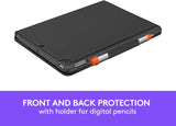 Logitech iPad (7th,8th and 9th Generation) Keyboard Case | Slim Folio