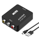 RCA to HDMI Converter,AV to HDMI,Runbod 1080P Mini RCA Composite CVBS
