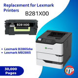 LEXMARK TONER F/ B281X00 XHY PROG. RET.