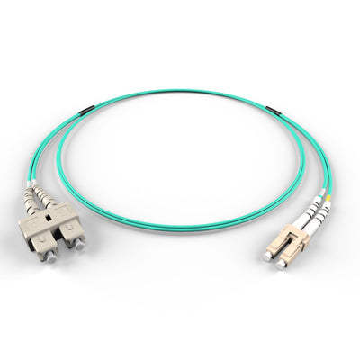 OM4 LC-SC 40/100G 50/125 Multimode DX Fiber Cable - 6 Meter (20ft) 6M