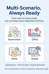 20N10K0 Black High Yield Toner Compatible for Lexmark 20N10K0 20N1XK0
