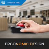 Adesso T50 Wireless Ergonomic Finger Trackball Mouse, 50.8mm Index Fin