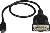STARTECH USB C to Serial Adapter, with COM Port Retention, Windows/Mac