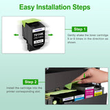 LEXMARK TONER RETURN PROG 701HK BLK
