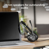 Micro-casque filaire Jabra Evolve2 30 SE (version 2025) à double écouteur avec microphone