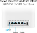 ASUS ZenWiFi BT6 Tri-Band WiFi 7 Mesh, 9.4 Gbps, 7600 sq.ft. (3pk), 2.