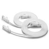10 FT CAT6A ETHERNET CABLE - STP AQUA